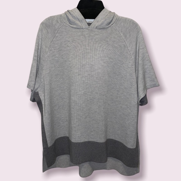 lululemon athletica Sweaters - LULULEMON: Opened Up Poncho in Heather/Dark Grey